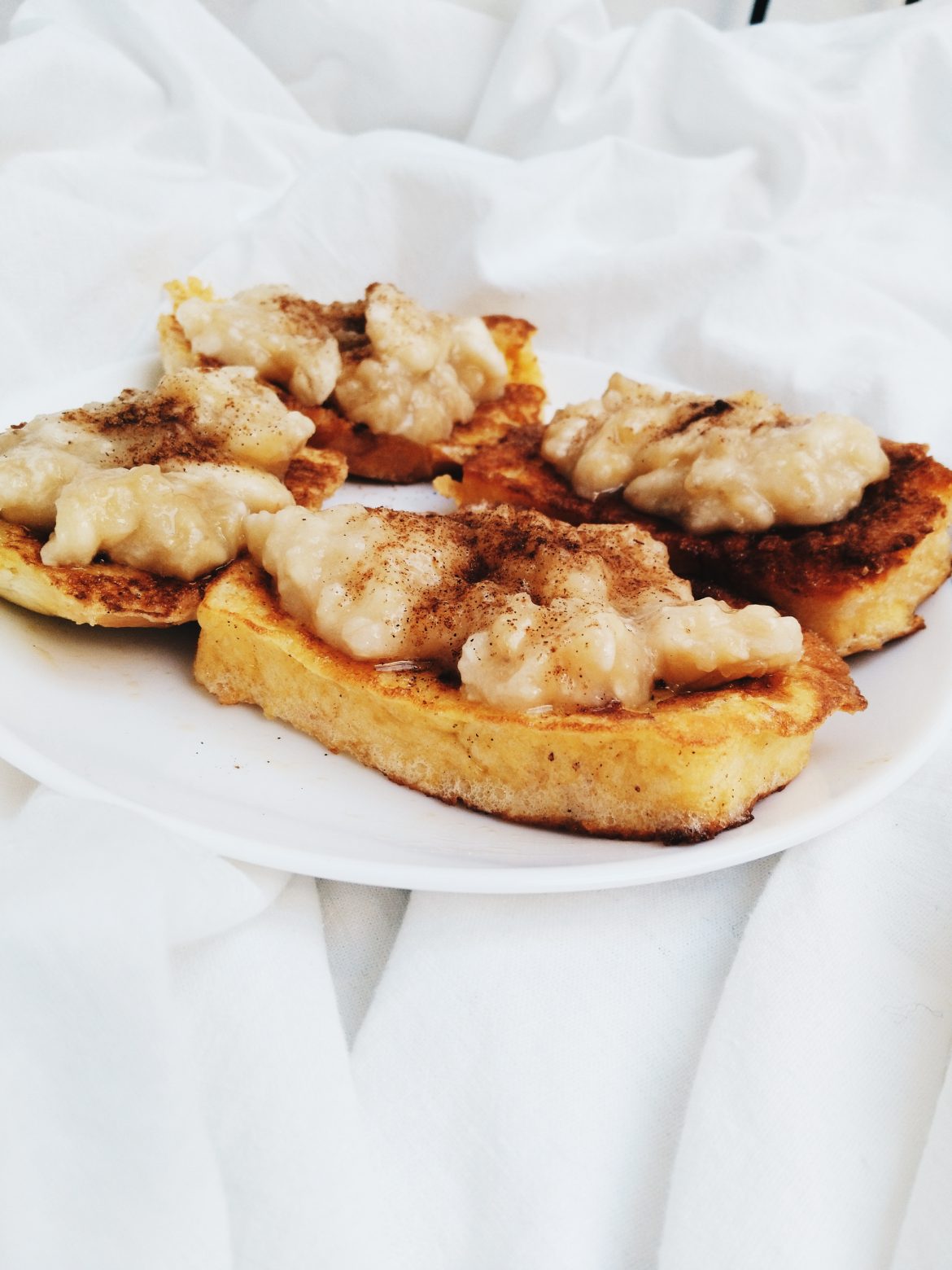 Tosty francuskie z bananem