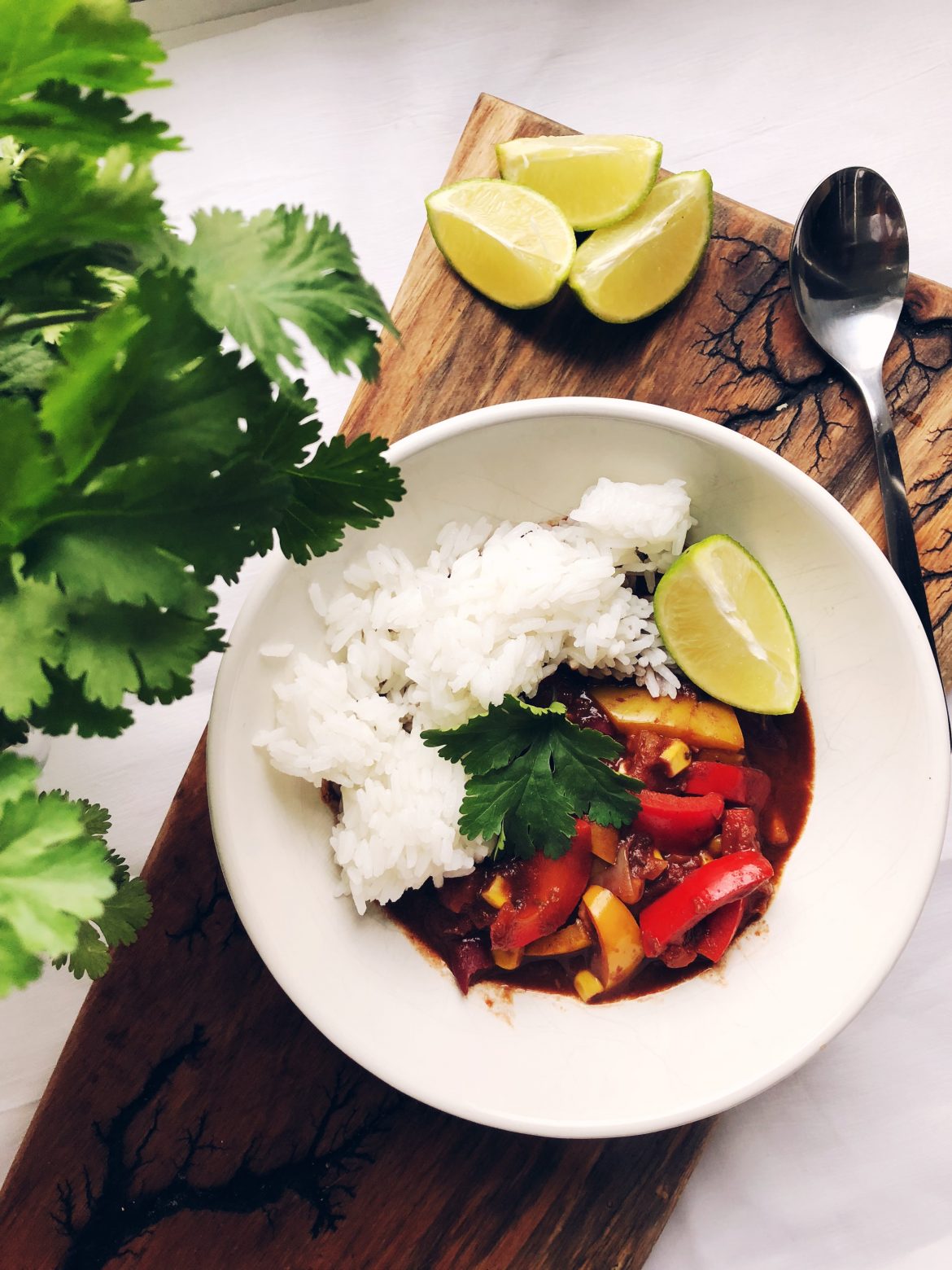 Wegańskie czekoladowe chili