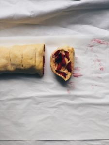 Bułeczki z truskawkami