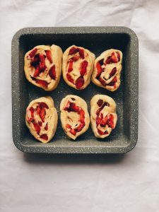 Bułeczki z truskawkami