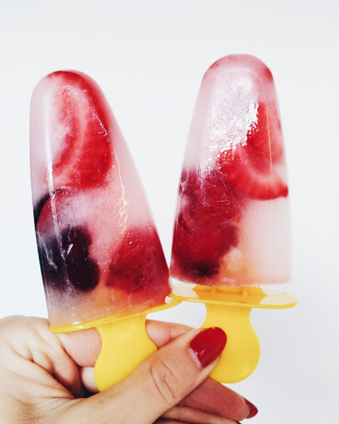 Lody kokosowe z owocami